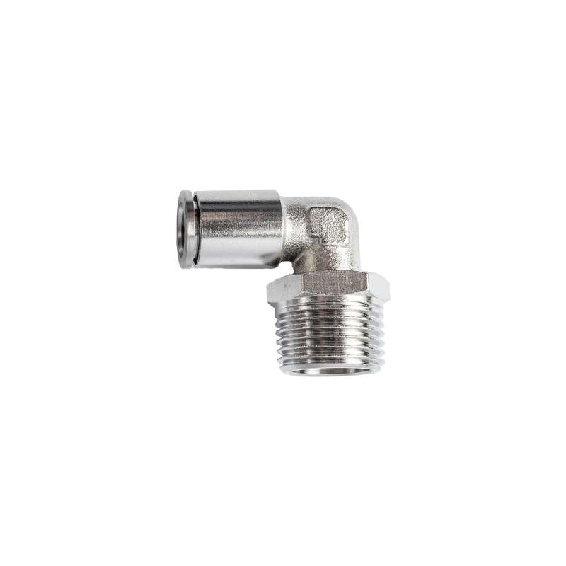 Metal Pu Fitting Elbow 10 Mm 1/2' M
