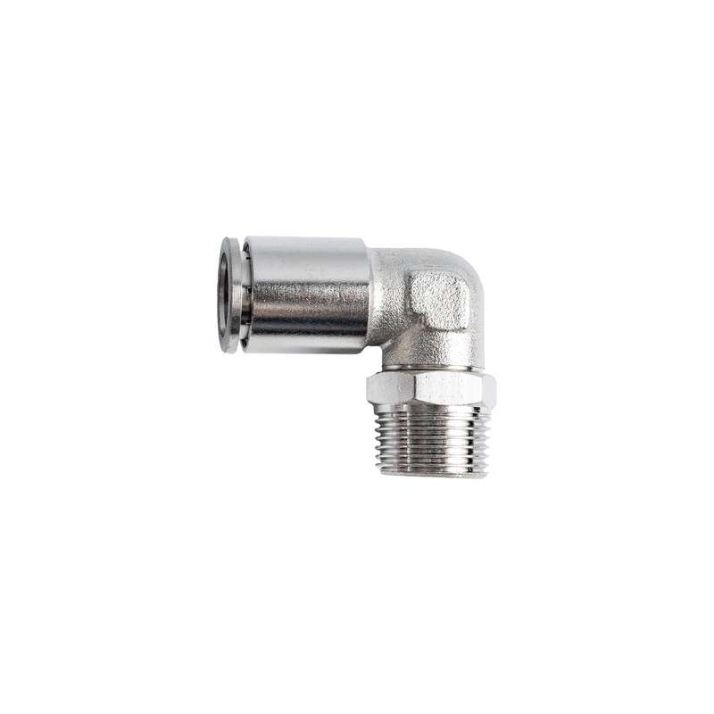 Metal Pu Fitting Elbow 12 Mm 3/8' M