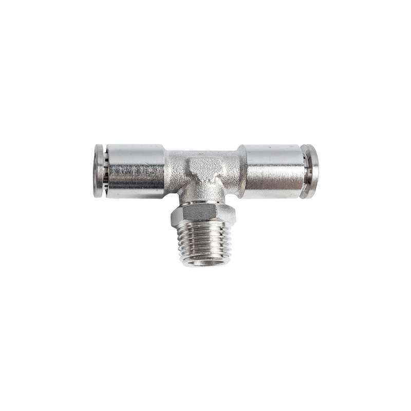Metal Pu Fitting T Joint 8 Mm 1/4' M