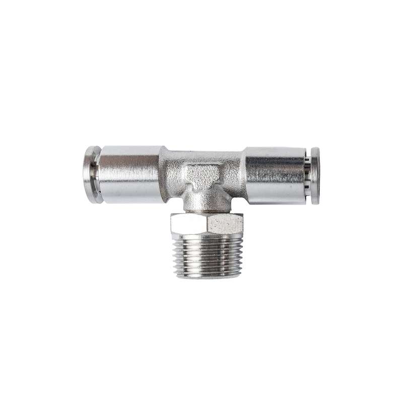 Metal Pu Fitting T Joint 8 Mm 3/8' M