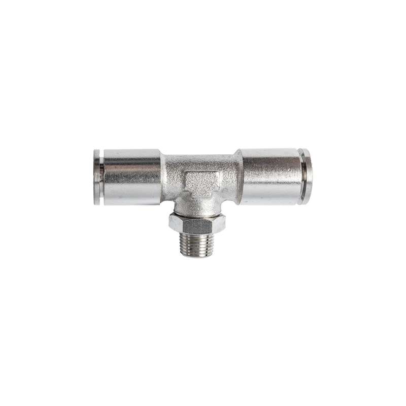 Metal Pu Fitting T Joint 10 Mm 1/8' M