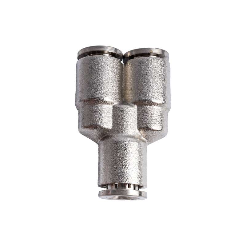 Metal Pu Fitting Y Joint 8 Mm