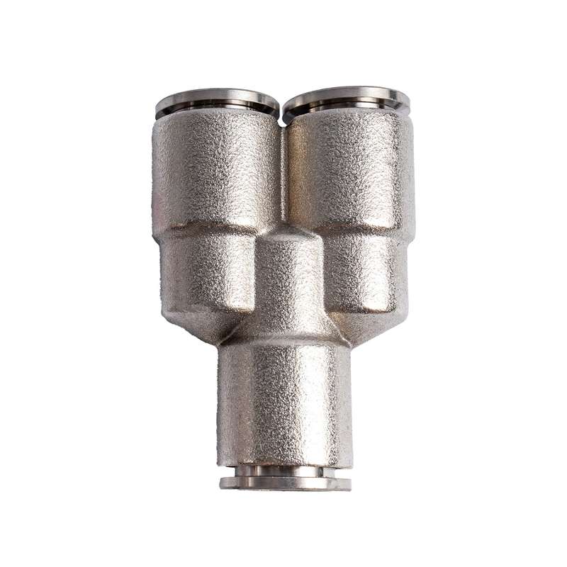 Metal Pu Fitting Y Joint 12 Mm