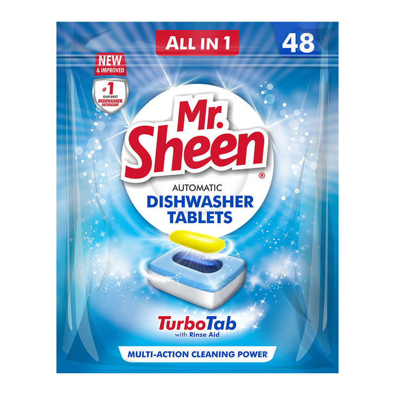Mr Sheen Dishwasher Automatic Tablets 48 Units
