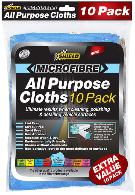 Shield M/Fibre Cloth 10 Pack Sh388
