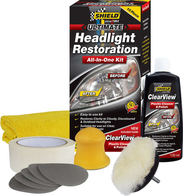 Shield Headlight Restoration Kit Sh655
