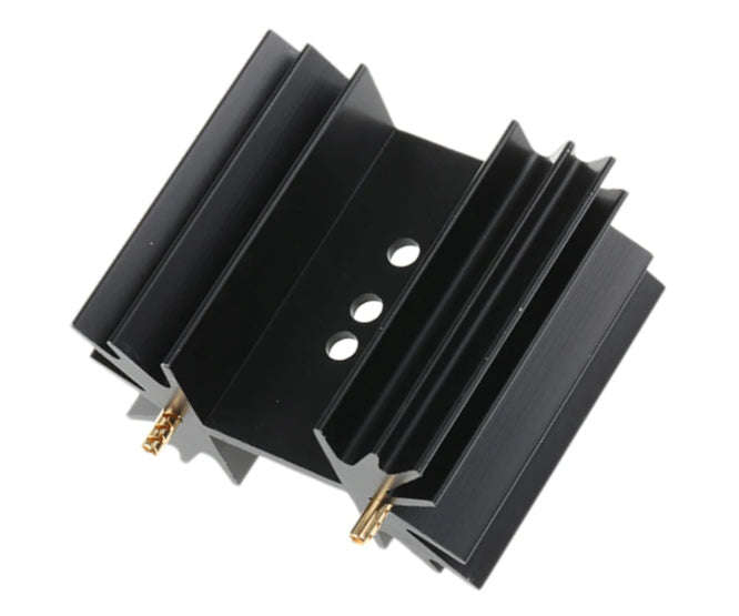 Heatsink H Style 42x25x38mm Black Pins=25mm Sk129 38,1 Sts