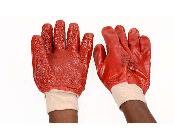 Skudo Gloves Heavy Duty Rough Palm Knit Wrist