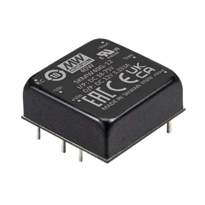 Dc Dc Converter 40 W In=48 Vn Out=24 V @ 1.7 A Skmw40 G 24