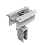 Middle Clamp Rapid Pro 30 47mm Silver
