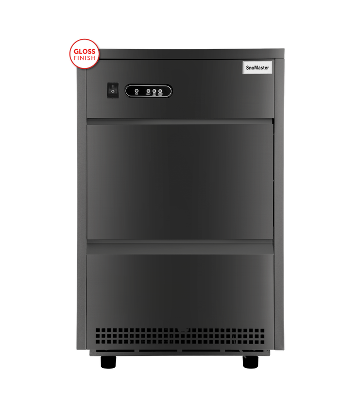 SnoMaster - 26Kg/24Hr Plumbed-In Bullet Type Ice-Maker (SM-26 (BLACK)