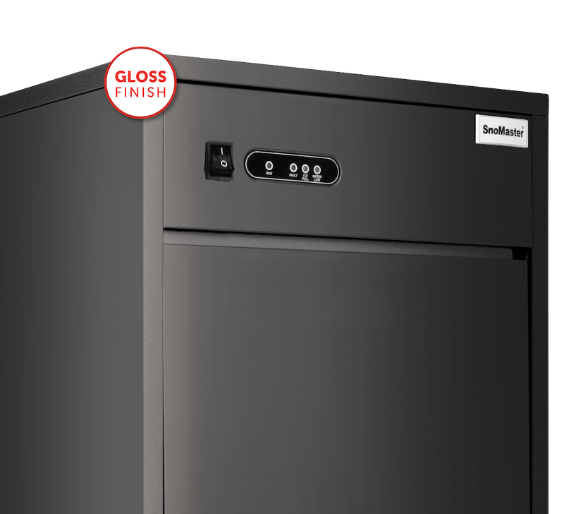 SnoMaster - 26Kg/24Hr Plumbed-In Bullet Type Ice-Maker (SM-26 (BLACK)