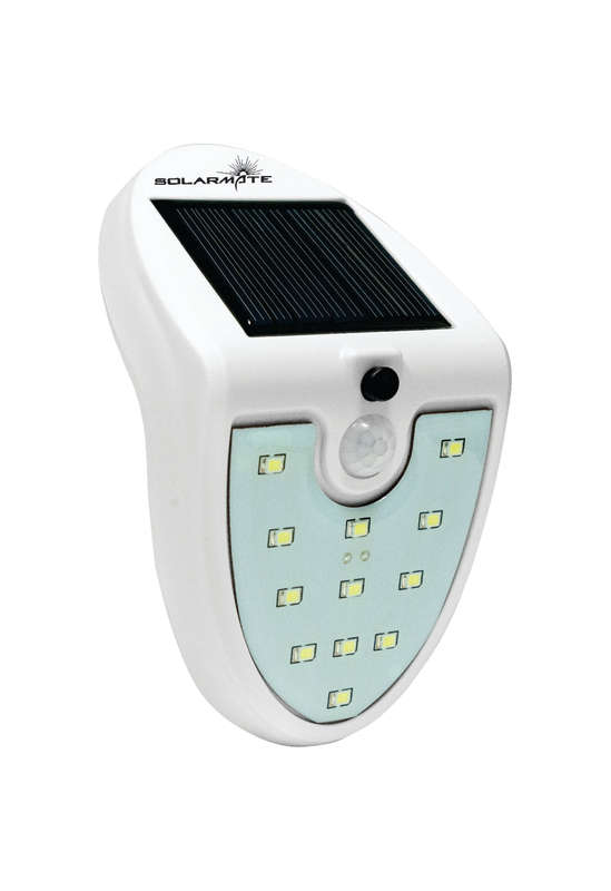 Solarmate Wall Light 5/60 Pir White Xxx
