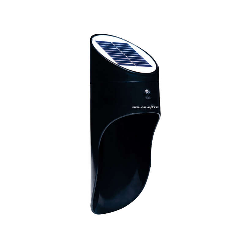 Solarmate Wall Light 3/30 Pir Blackxxx