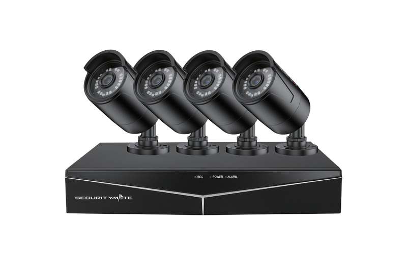 Securitymate Cctv Camerax4 8 Xchan+Dvrxxx