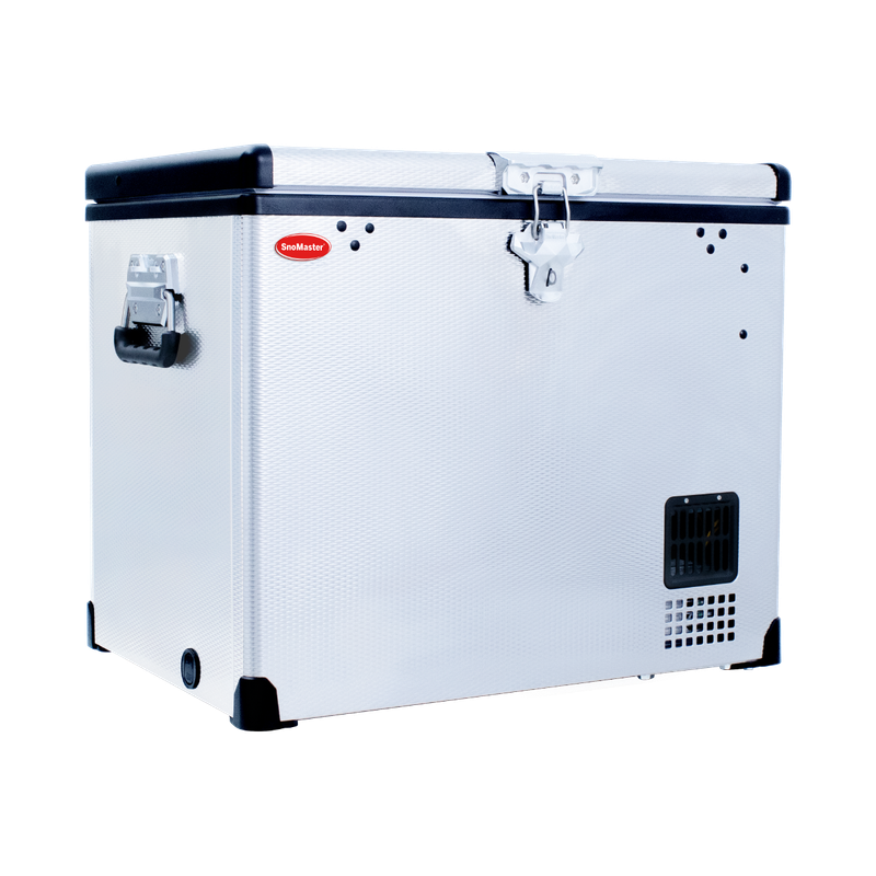 SnoMaster - 40L Single Compartment Portable Fridge/Freezer AC/DC - Stainless Steel (SMDZ-CL40)
