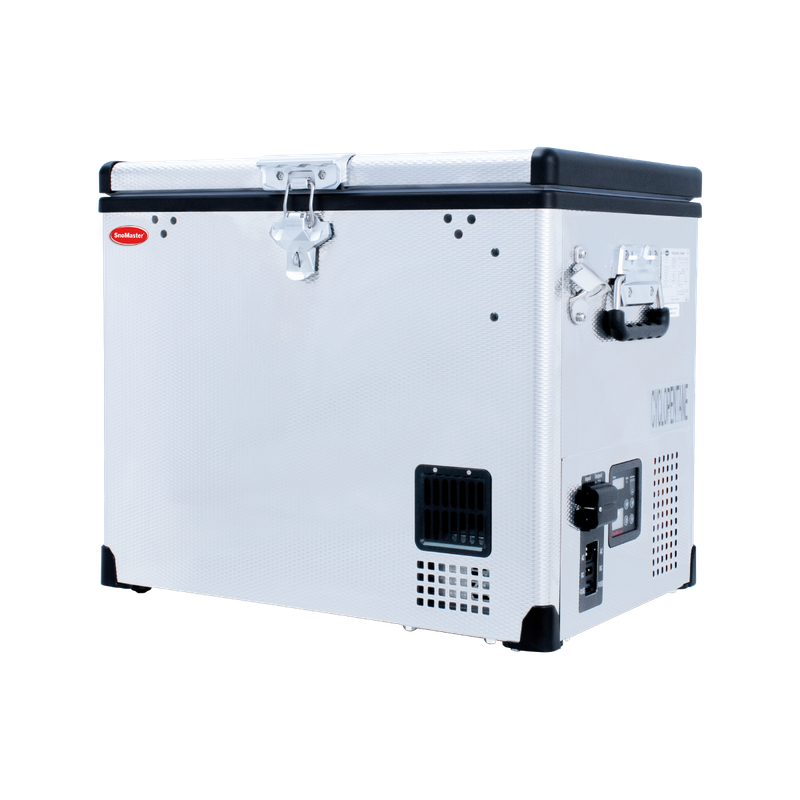 SnoMaster - 40L Single Compartment Portable Fridge/Freezer AC/DC - Stainless Steel (SMDZ-CL40)