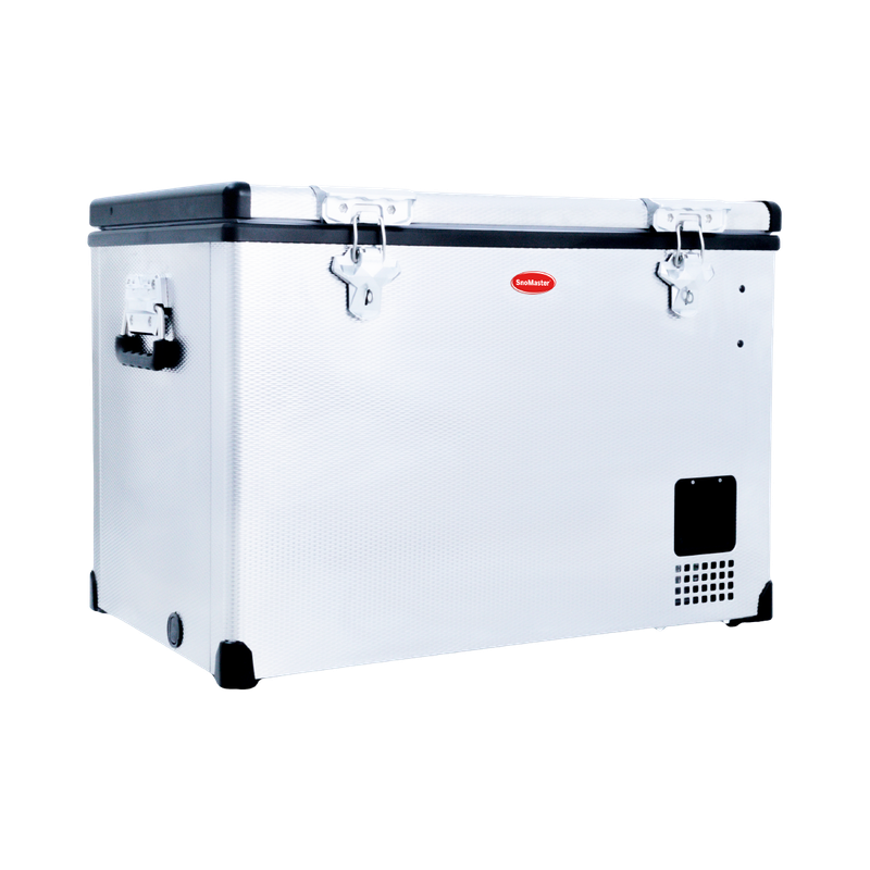 SnoMaster - 60L Single Compartment Portable Fridge/Freezer AC/DC - Stainless Steel (SMDZ-CL60)