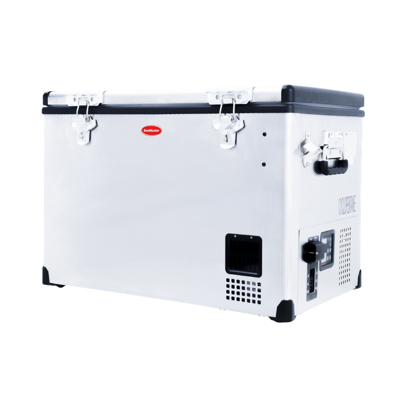 SnoMaster - 60L Single Compartment Portable Fridge/Freezer AC/DC - Stainless Steel (SMDZ-CL60)