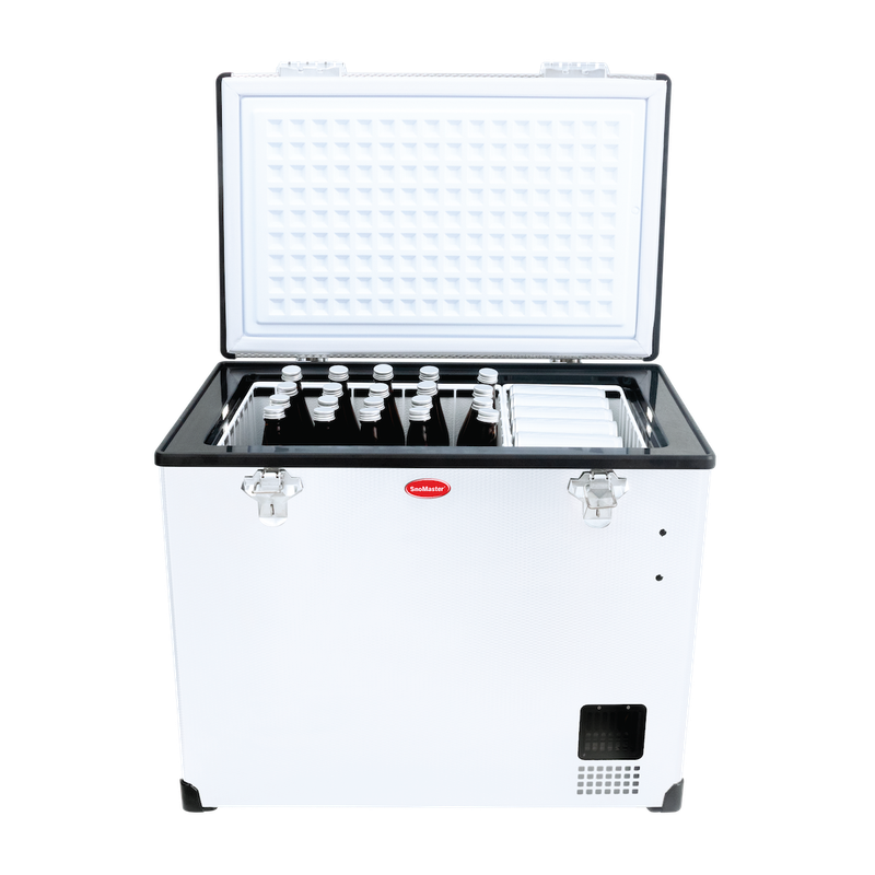 SnoMaster - 60L Single Compartment Portable Fridge/Freezer AC/DC - Stainless Steel (SMDZ-CL60)