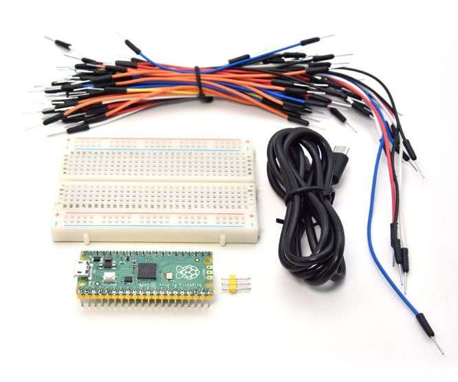Raspberry Pi Pico Kit Breadboard + Cable/Wires Smp0098