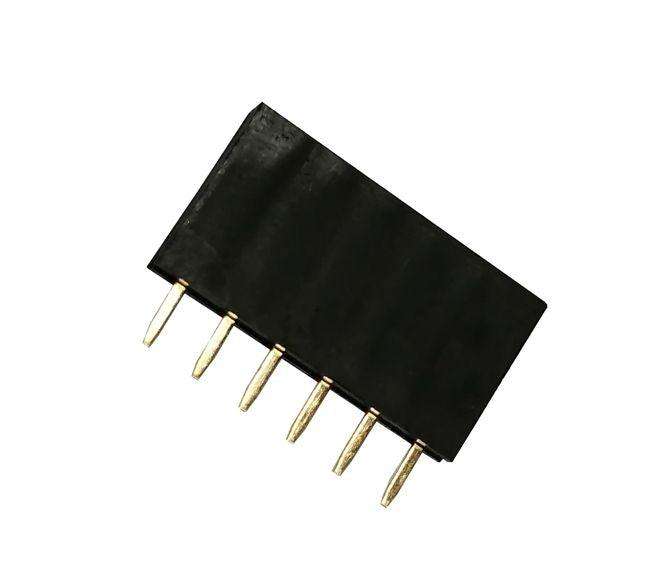 Housed Socket 6 W 2.54mm 180 Deg Pcb Th=8.5 170563