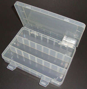 Plastic Enclosure 24 Compartment 200x135x40mm Adj. Sectors Sp77982