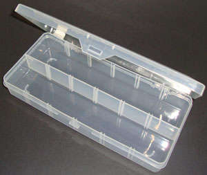 Abs Enclosure Clear 12 Compartment Lr Sp77984 260x115x42mm