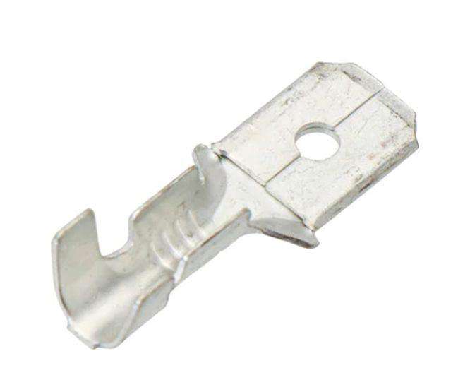 Terminal Un Ins Brass 4.8mm Male 220134