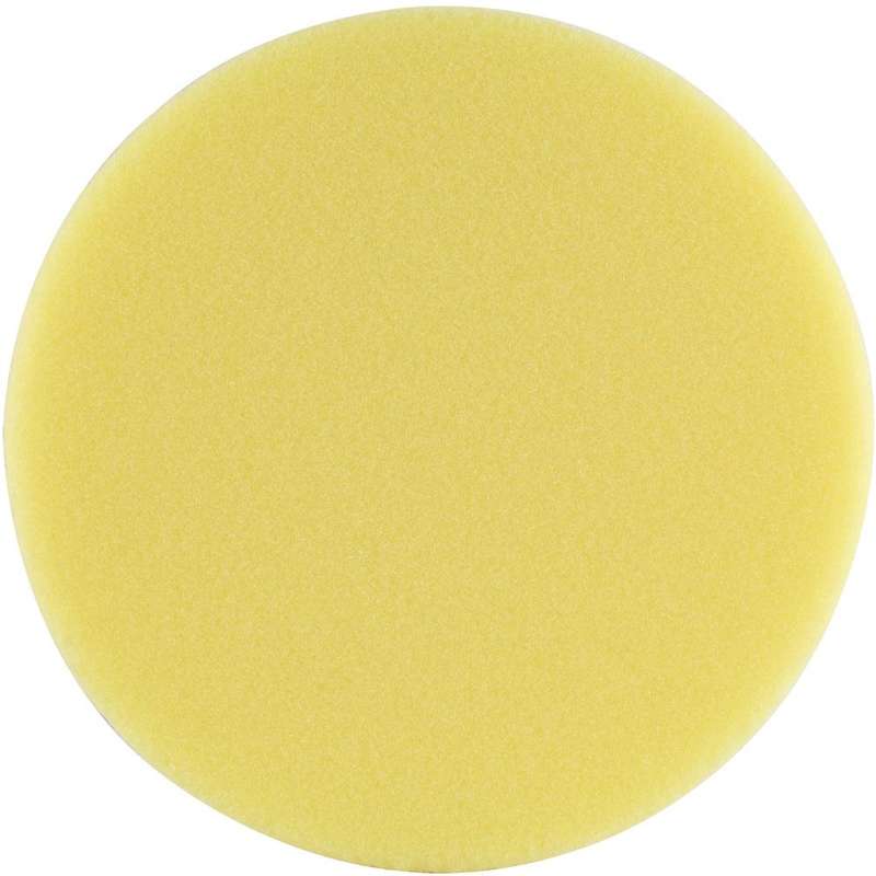 Foam Pad Hook And Loop Yellow Sponge 150 Mm 6' Heavy Cutting