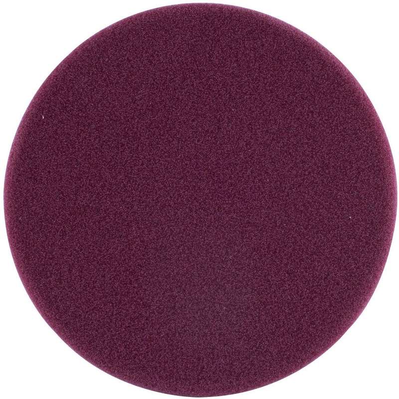 Foam Pad Hook And Loop Maroon Sponge 150 Mm 6' Heavy Compounding