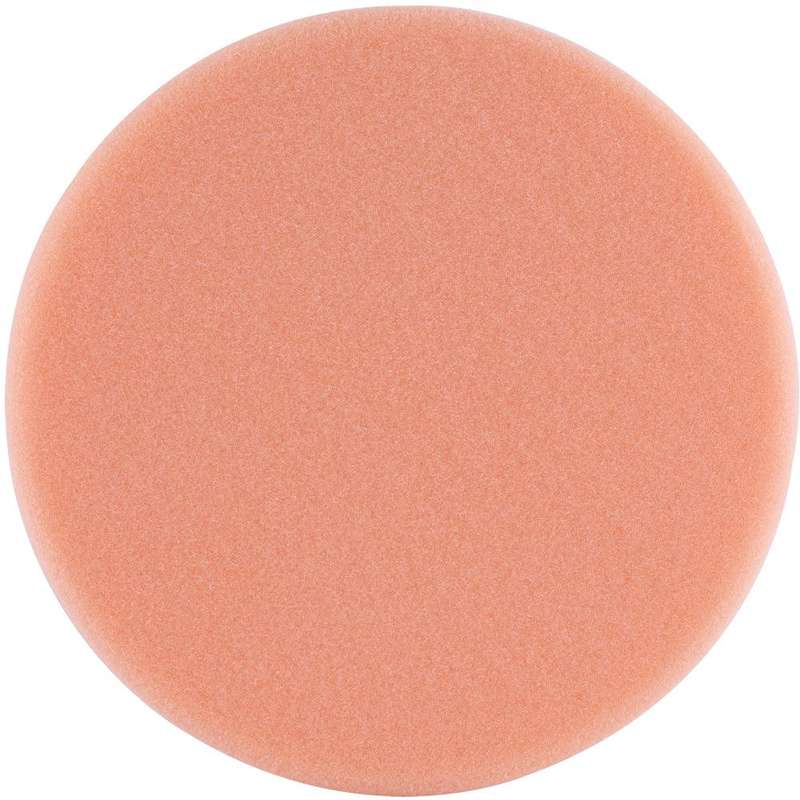 Foam Pad Hook And Loop Orange Sponge 150 Mm 6' Light Compounding