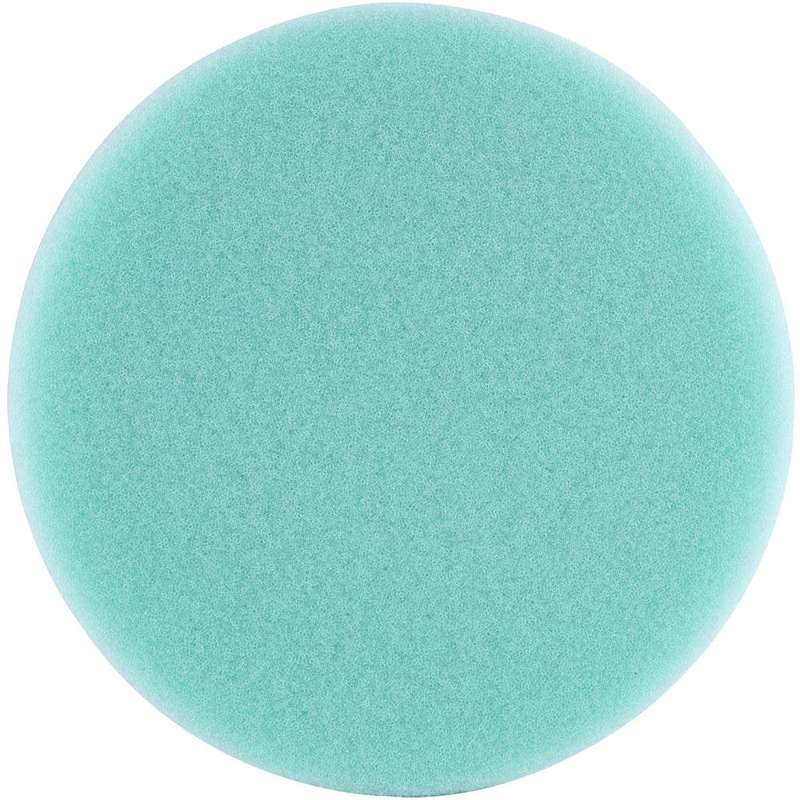 Foam Pad Hook And Loop Green Sponge 150 Mm 6' Light Finishing