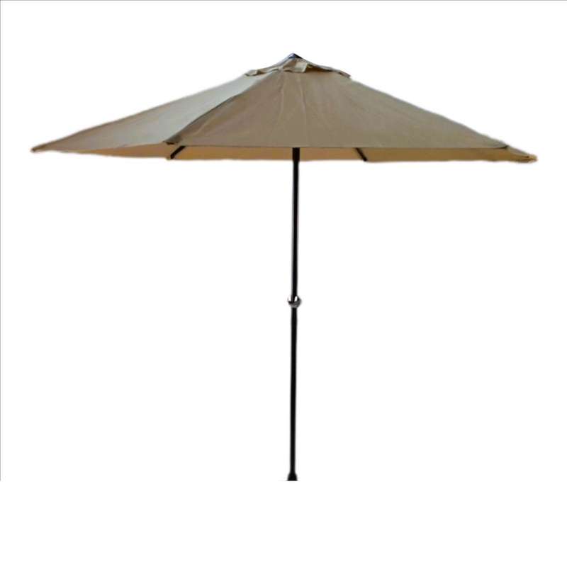 Seagull Parasol 2,7 M Beige With Aluminium PoleWith Crank, Without Tilt, Without X Struts, Witho...