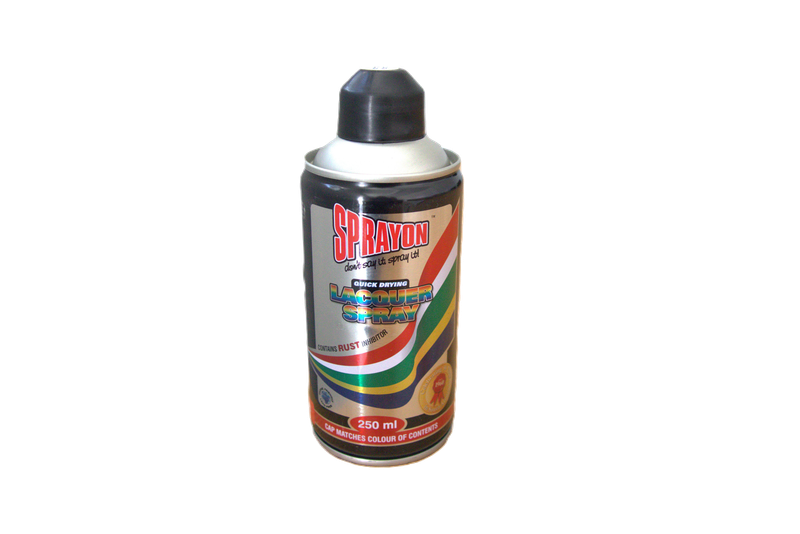 Sprayon Paint Black Satin 250 Ml