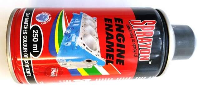 Sprayon Paint Engine Enamel Grey Machnry