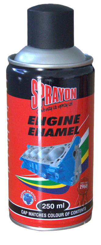 Sprayon Paint Engine Enamel Matt Black