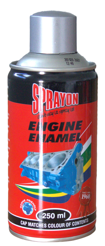 Sprayon Paint Engine Enamel Met/Silver