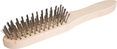Brush Mts Wire S/Steel 4 Row