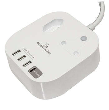 Smartsocket Power Hub 3.1 A Usb+Power Del