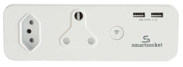 Smartsocket Wifi Adaptor 3 Pin+1 X16 A+Usb