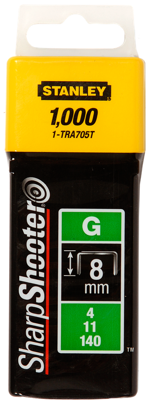 Staples Stanley G Type Tr100 8 Mm Tra705
