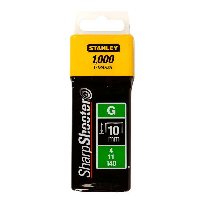 Staples Stanley G Type Tr100 10 Mm Tra706