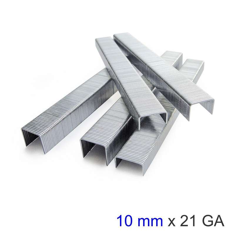 Staples 10 Mm 21 Gauge 5000 Per Box