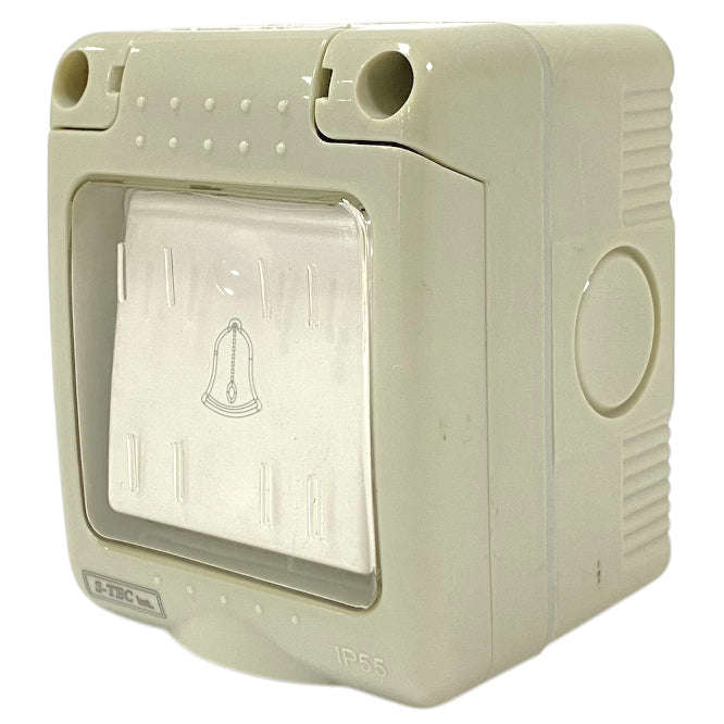 Waetherproof Bell Push Button Switch 65x65x82mm Sti 004 Wp Bell