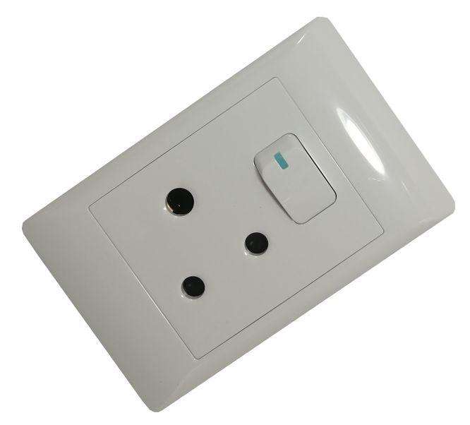 Single Wall Socket Flush Mount 2 X4 16 A Sti 1070