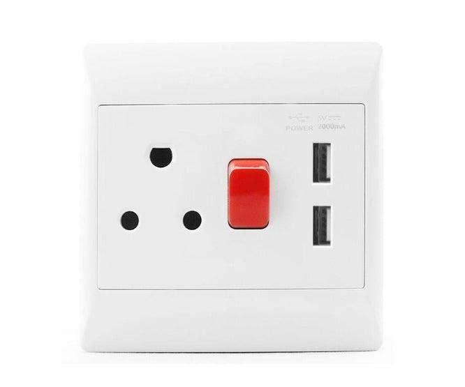 Socket Dedicated 1x16 A 2x Usb 4x4 Sti 1105