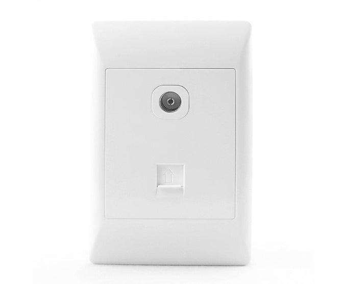 Tv And Rj45 Computer Wall Socket Sti 1290