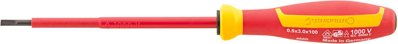 S/Wille Screwdriver 4660 Vde/1 2.5 X75 Mm