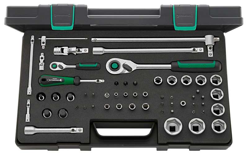 S/Wille Socket Set 1/4`` & 1/2`` In Case
